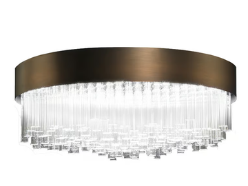 MY LAMP - LED ceiling light in borosilicate glass and metal by Paolo Castelli - view 2